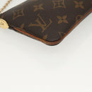LOUIS VUITTON Monogram Chain Pochette Mila MM Accessory Pouch M60094 Auth 137382-15