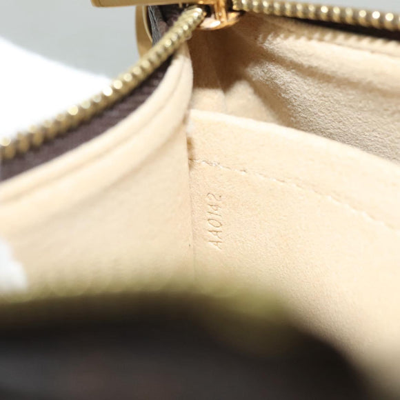 LOUIS VUITTON Monogram Chain Pochette Mila MM Accessory Pouch M60094 Auth 137382