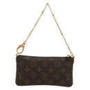 LOUIS VUITTON Monogram Chain Pochette Mila MM Accessory Pouch M60094 Auth 137382-2
