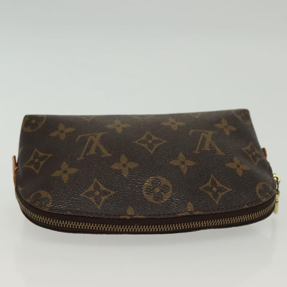 LOUIS VUITTON Monogram Pochette Cosmetic PM Pouch M43998 LV Auth 137385