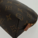 LOUIS VUITTON Monogram Pochette Cosmetic PM Pouch M43998 LV Auth 137385-14