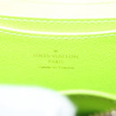 LOUIS VUITTON Monogram Graffiti Zippy Coin Purse Green M93709 LV Auth 137387-9