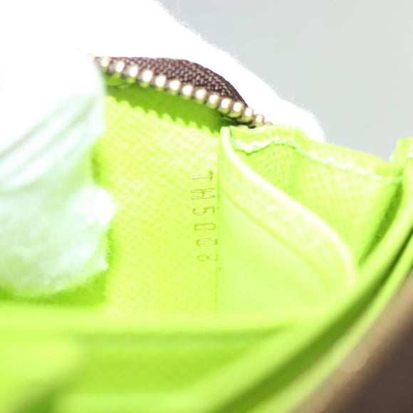 LOUIS VUITTON Monogram Graffiti Zippy Coin Purse Green M93709 LV Auth 137387