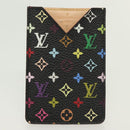 LOUIS VUITTON Multicolor Etui Miroir Hand Mirror Black M92651 LV Auth 137389-4