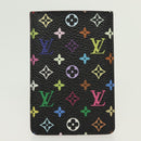 LOUIS VUITTON Multicolor Etui Miroir Hand Mirror Black M92651 LV Auth 137389-5