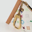 LOUIS VUITTON Monogram Multicolor Berlango Münzbörse Weiß M58028 Auth 137390V-17