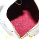 LOUIS VUITTON Monogram Multicolor Berlango Münzbörse Weiß M58028 Auth 137390V-9