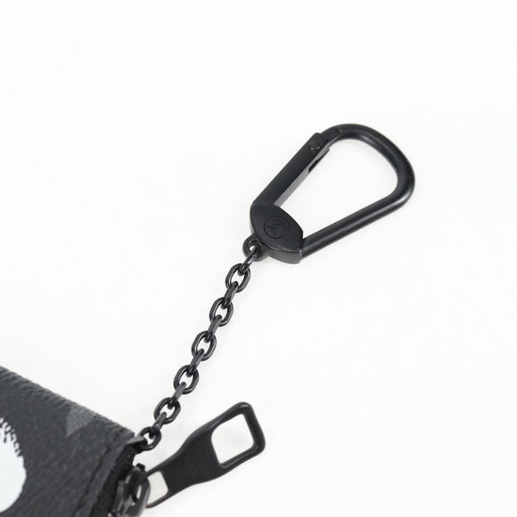 LOUIS VUITTON Eclipse Yayoi Kusama Pochette Cles Coin Purse M81929 Auth 137391M