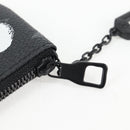 LOUIS VUITTON Eclipse Yayoi Kusama Pochette Cles Coin Purse M81929 Auth 137391M-9