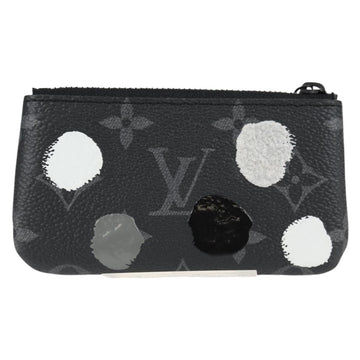 LOUIS VUITTON Eclipse Yayoi Kusama Pochette Cles Coin Purse M81929 Auth 137391M - 0