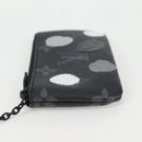 LOUIS VUITTON Eclipse Yayoi Kusama Pochette Cles Coin Purse M81929 Auth 137391M-3