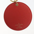 LOUIS VUITTON Damier Ebene Key Holder Illustre Charm M65138 LV Auth 137392-6