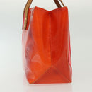 LOUIS VUITTON Monogram Vernis Fluo Reade PM Tasche Pink Orange M91903 Auth 137397-4