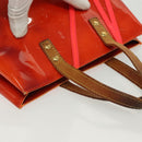 LOUIS VUITTON Monogram Vernis Fluo Reade PM Bag Pink Orange M91903 Auth 137397-6