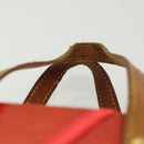 LOUIS VUITTON Monogram Vernis Fluo Reade PM Bag Pink Orange M91903 Auth 137397-8