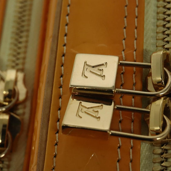 LOUIS VUITTON Monogram Vernis Marley Backpack Yellow M91040 LV Auth 137398