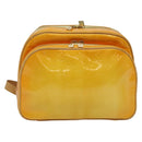 LOUIS VUITTON Monogram Vernis Marley Backpack Yellow M91040 LV Auth 137398-13