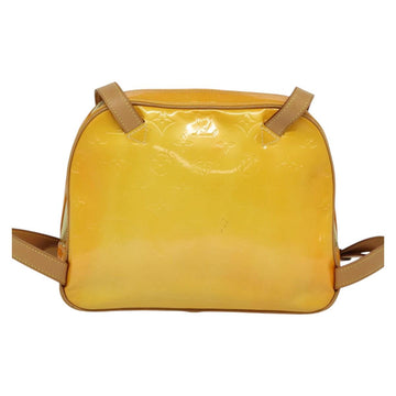 LOUIS VUITTON Monogram Vernis Marley Backpack Yellow M91040 LV Auth 137398 - 0