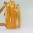 LOUIS VUITTON Monogram Vernis Marley Backpack Yellow M91040 LV Auth 137398-4