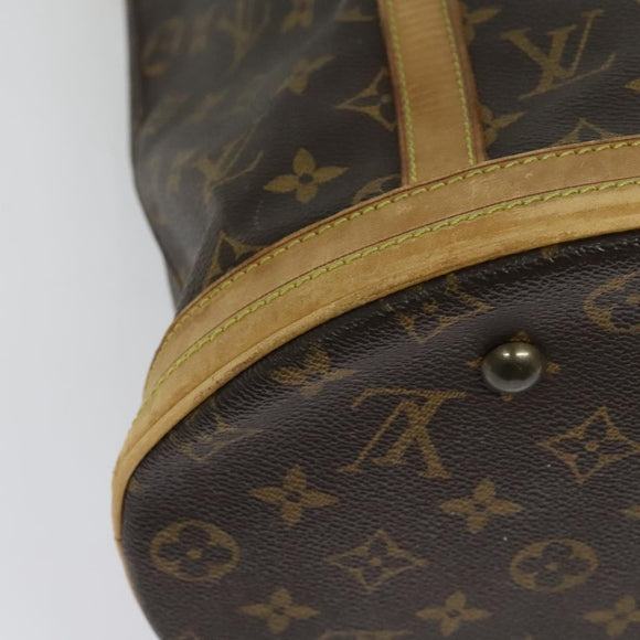 LOUIS VUITTON Monogram Bucket GM Shoulder Bag M42236 LV Auth 137413