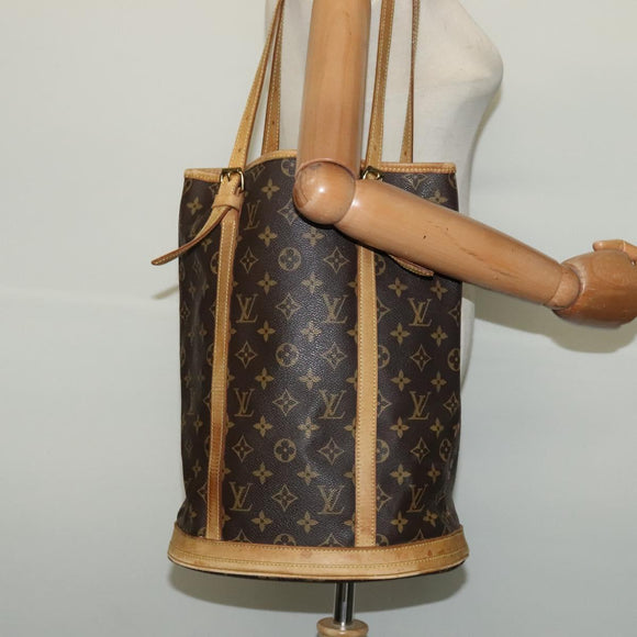LOUIS VUITTON Monogram Bucket GM Shoulder Bag M42236 LV Auth 137413
