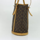 LOUIS VUITTON Monogram Bucket GM Shoulder Bag M42236 LV Auth 137413-4