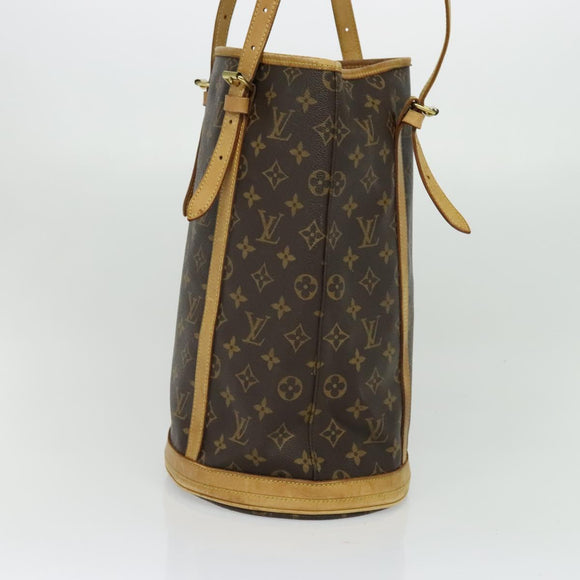 LOUIS VUITTON Monogram Bucket GM Shoulder Bag M42236 LV Auth 137413
