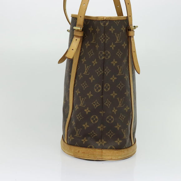 LOUIS VUITTON Monogram Bucket GM Shoulder Bag M42236 LV Auth 137413