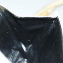 Salvatore Ferragamo Gancini Shoulder Bag Suede Beige Gold Auth 137419-18