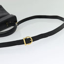 Salvatore Ferragamo Gancini Hand Bag Leather 2way Black Gold Auth 137421-8