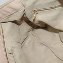 Salvatore Ferragamo Gancini Hand Bag Leather 2way Pink Gold Auth 137425-21