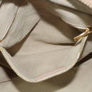 Salvatore Ferragamo Gancini Hand Bag Leather 2way Pink Gold Auth 137425-22