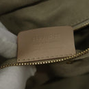 Salvatore Ferragamo Gancini Hand Bag Leather 2way Pink Gold Auth 137425-12