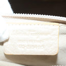 Salvatore Ferragamo Gancini Hand Bag Leather Champagne Gold Auth 137426-20