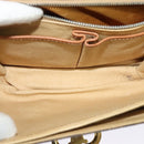 CELINE Macadam Canvas Shoulder Bag PVC Leather Brown Gold Auth 137434-11