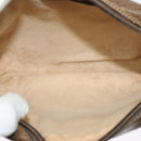 GUCCI GG Supreme Web Sherry Line Bag PVC Beige Gold 904 02 004 Auth 137440-16