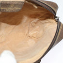 GUCCI GG Supreme Web Sherry Line Shoulder Bag PVC Beige Gold Auth 137441-17