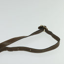 GUCCI GG Supreme Web Sherry Line Shoulder Bag PVC Beige Gold Auth 137441-8