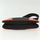 PRADA Shoulder Bag Nylon Leather Black Silver Auth 137443-6