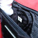 PRADA Shoulder Bag Nylon Red Auth 137444-12