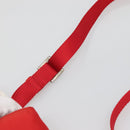 PRADA Shoulder Bag Nylon Red Auth 137444-8