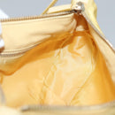 PRADA Shoulder Bag Nylon Yellow Gold Auth 137446-20