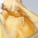 PRADA Shoulder Bag Nylon Yellow Gold Auth 137446-21