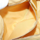 PRADA Shoulder Bag Nylon Yellow Gold Auth 137446-22