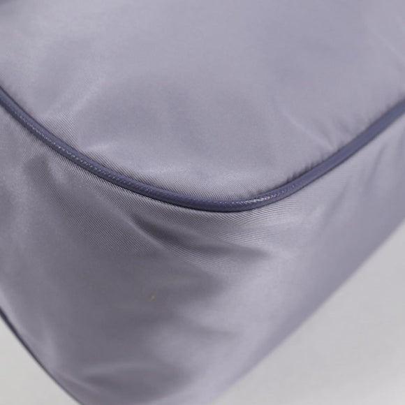 PRADA Shoulder Bag Nylon Purple Silver Auth 137447V