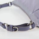 PRADA Shoulder Bag Nylon Purple Silver Auth 137447V-9