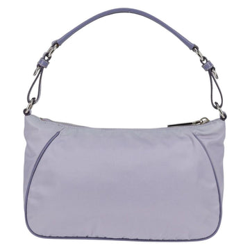 PRADA Shoulder Bag Nylon Purple Silver Auth 137447V - 0