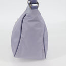 PRADA Shoulder Bag Nylon Purple Silver Auth 137447V-3