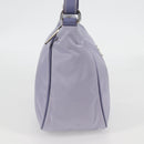 PRADA Shoulder Bag Nylon Purple Silver Auth 137447V-4