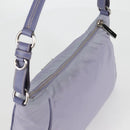 PRADA Shoulder Bag Nylon Purple Silver Auth 137447V-6